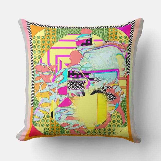 Almofada A Corrida do Cavalo Grande (Frente)