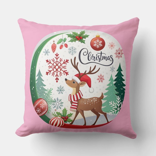 Almofada A Cozy Christmas Circle (Frente)