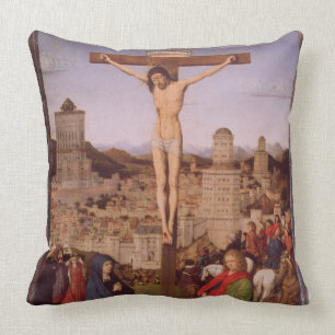 Almofada A crucificação (óleo no painel)