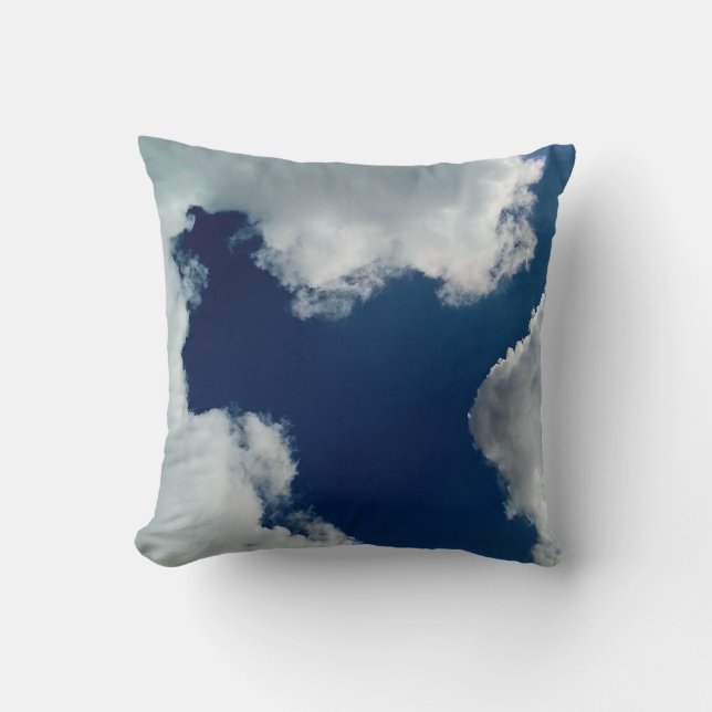 Almofada A curve in the clouds (Frente)