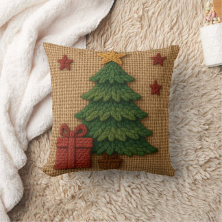 Almofada A cute knit tree gift