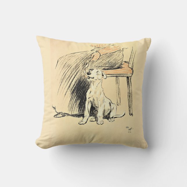 Almofada A Dog Day Pl 12 (1902) Cecil Charles Windsor (Frente)