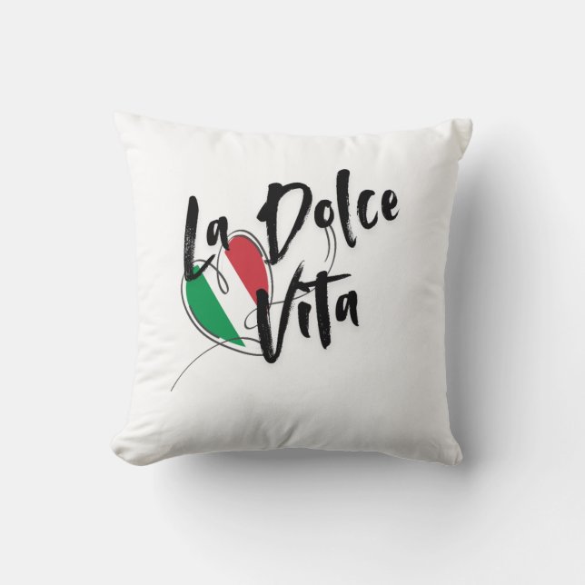 ALMOFADA A DOLCE VITA, A DOCE VIDA ITALIANA (Frente)
