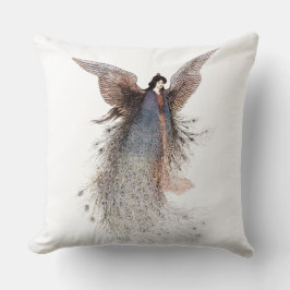 Almofada A Donzela da Lua (1910) pintura de Warwik Goble