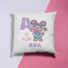 Almofada A é para Abby Cadabby | Adicione seu nome