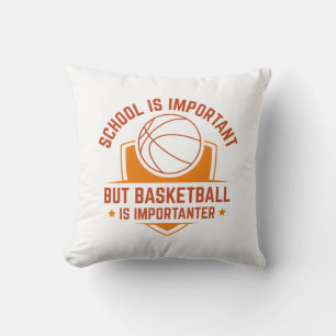 Almofada A Escola É Importante Mas O Basquete É Importante