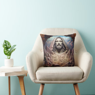 Almofada A Estátua Divina: O Senhor É A Minha Pedra