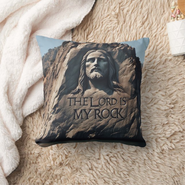 Almofada A Estátua Divina: O Senhor É A Minha Pedra (Cobertor)