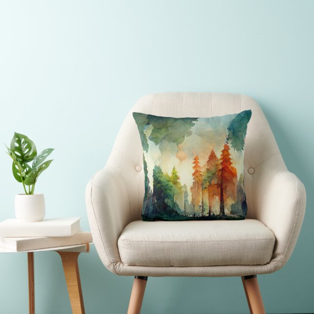 Almofada A Floresta (natureza) (Cadeira)