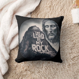 Almofada A Força Divina de Rock: O Senhor é a minha pedra