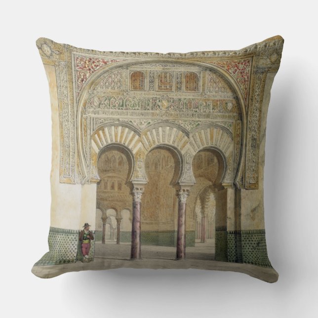 Almofada A galeria da corte dos leões no Alhambra, (Frente)