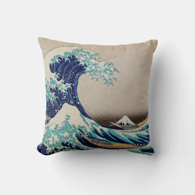 Almofada A Grande Onda de Kanagawa (Frente)