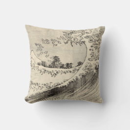 Almofada A Grande Onda (por Katsushika Hokusai)