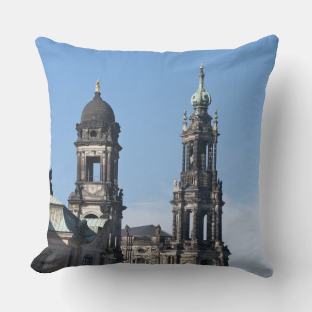 Almofada A hofkirche (Igreja da Corte) Dresden (Frente)