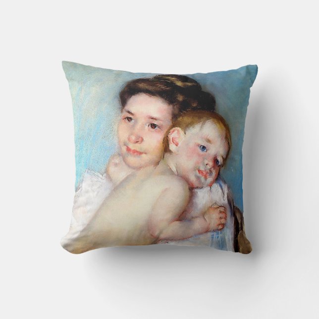 Almofada A Jovem Mãe, Cassatt (Frente)