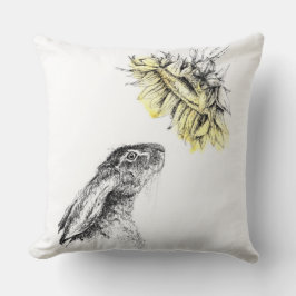 Almofada A Lebre de Girassol