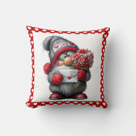 Almofada "A Love Note for You" Valentine Gnome