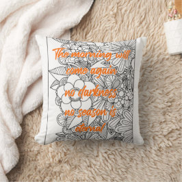 Almofada A manhã voltará