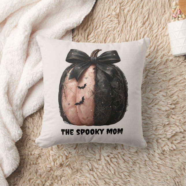 Almofada A Mãozinha Mama de Halloween Pumpkin (Cobertor)
