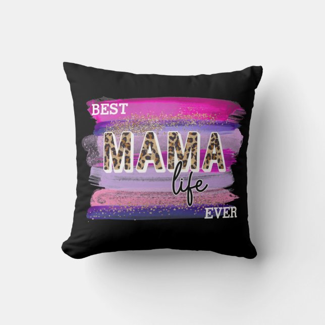 Almofada A Melhor Vida Da Mãe A Personalizar Algodão (Frente)