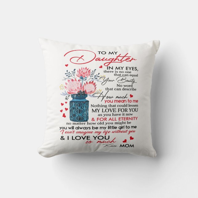 Almofada À Minha Filha (Frente)