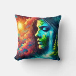 Almofada A mulher como a Terra: O corpo da natureza e da vi