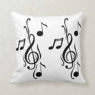Almofada A música nota a arte