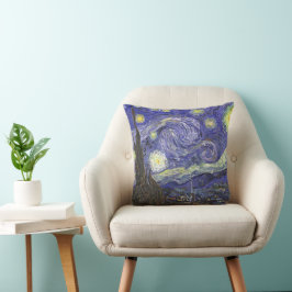 Almofada A Noite Estrelada por Vincent van Gogh