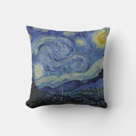 Almofada A Noite Estrelada (Vincent van Gogh) (Arte Famosa)