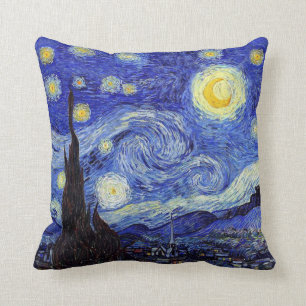 Almofada A noite estrelado Van Gogh inspirou travesseiros