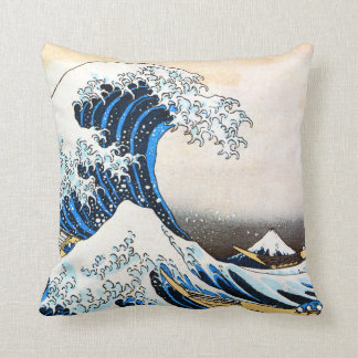 Almofada A onda de Excelentes de Kanagawa, Hokusai