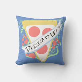 Almofada A pizza é amor