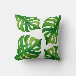 Almofada A planta tropical sae aguarela do travesseiro home