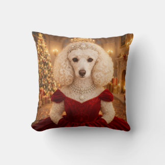 Almofada A Poodle Christmas Holiday 