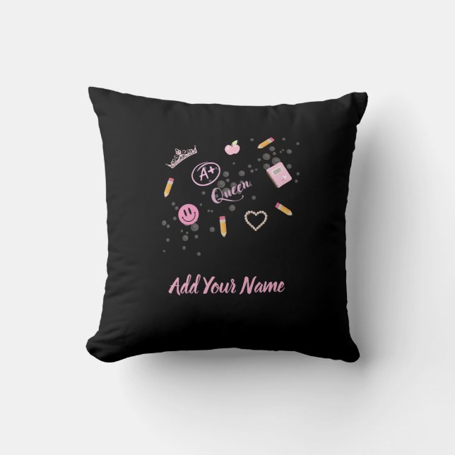 Almofada A+ Queen Throw Pillow (Frente)