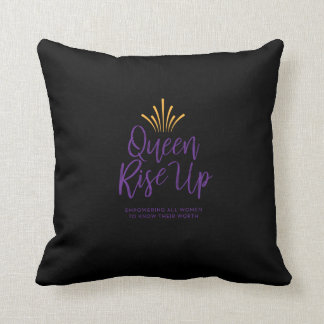Almofada A rainha aumenta acima travesseiro decorativo