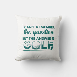 Almofada A Resposta É Golfe