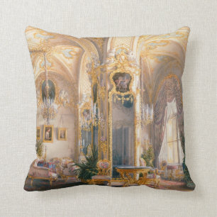 Almofada A Sala de Desenho no Estilo Rococo II, com Cupíd