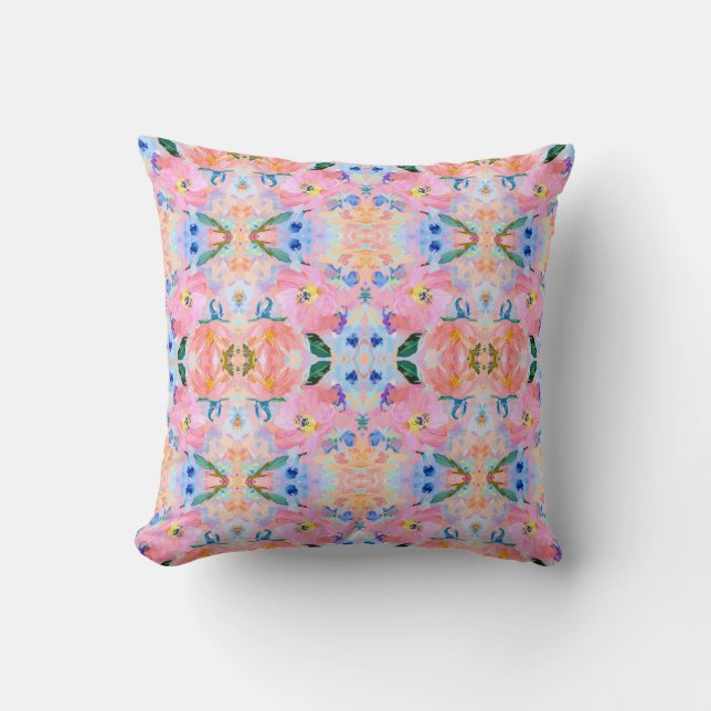 Almofada  A seamless pattern with colorful pastel  (Frente)