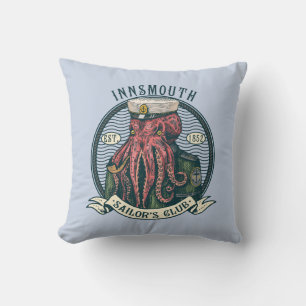 Almofada A sombra sobre o nsmouth Lovecraft Cthulhu Sailor