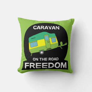 Almofada A Vida É Doce Para A Caravana Engraçada Dons Via