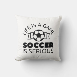 Almofada A Vida É Um Futebol De Jogo É Sério