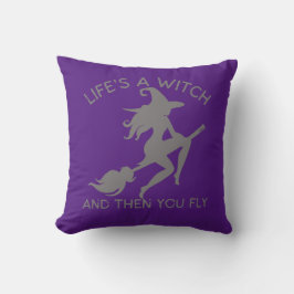 Almofada A VIDA É UMA BRINCADEIRA E DEPOIS VOCÊ VOA Dia de 