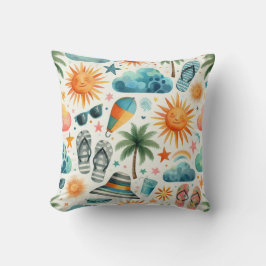 Almofada A vida é uma praia