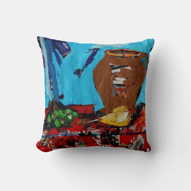 Almofada A Vida Estática Hoje Joga Cushion (Frente)