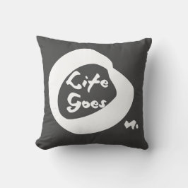 Almofada A Vida Passa Por Um Texto Inspirativo