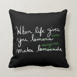 Almofada A Vida Te Dá Limões Obter Limões Fazendo Margarita