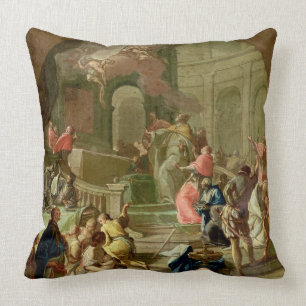 Almofada A visão de St. Benedict, c.1760