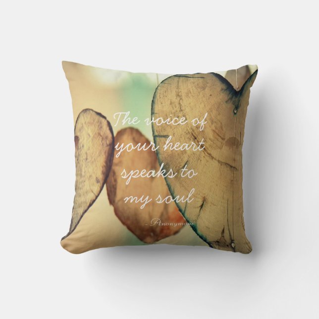 Almofada A Voz Do Seu Coração (Frente)