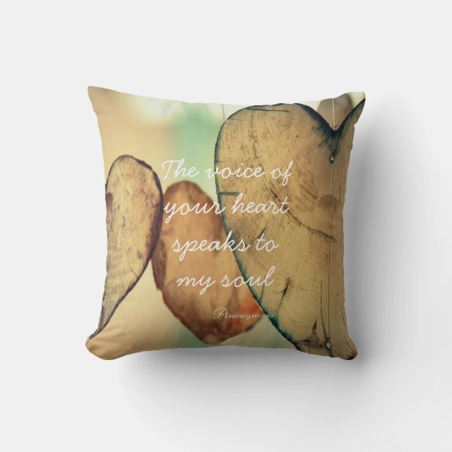 Almofada A Voz Do Seu Coração (Frente)